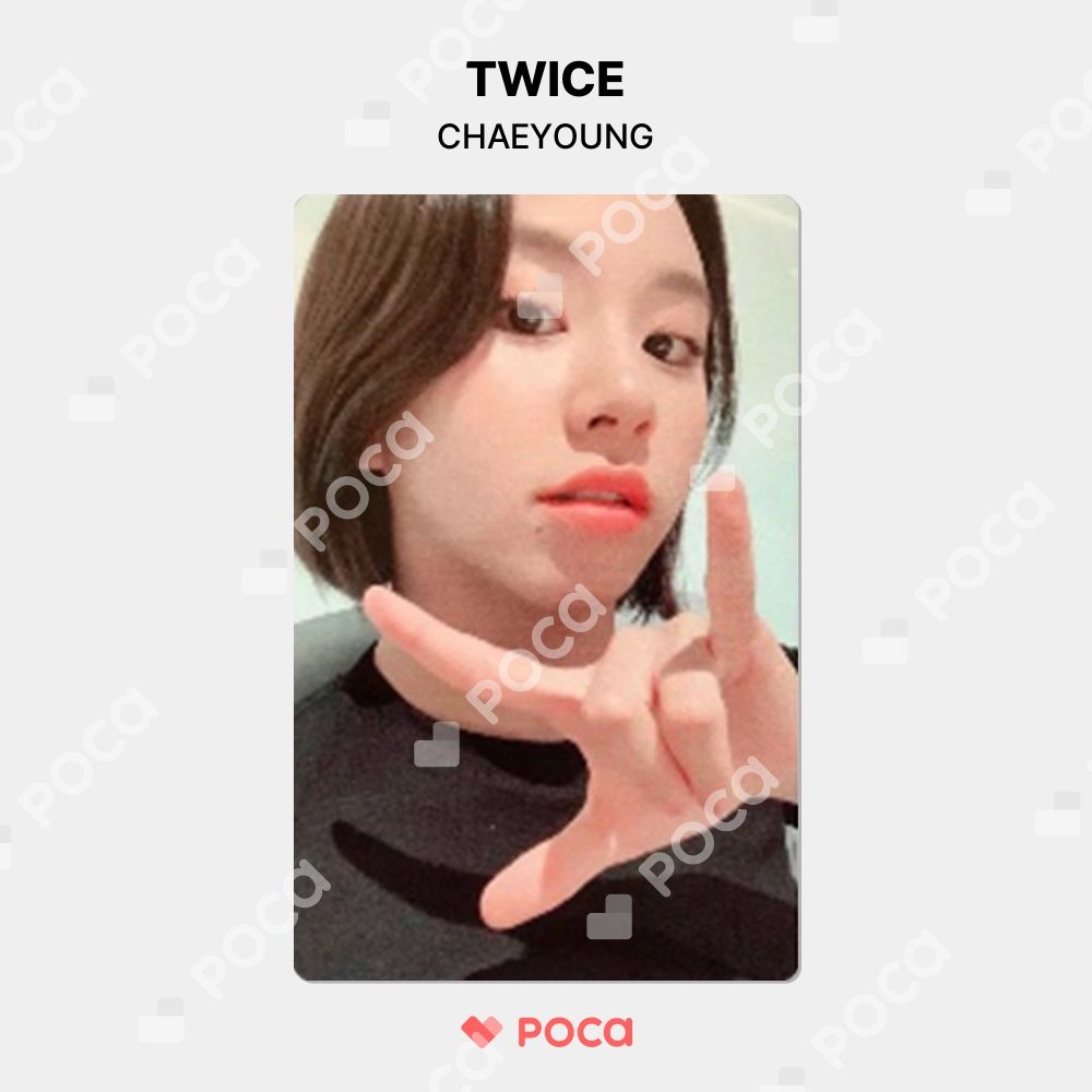 TWICE チェヨン　トレカ　once way TWICE チェヨン トレカ BETWEEN 1&2 PHOTOCARD SET Cryptography