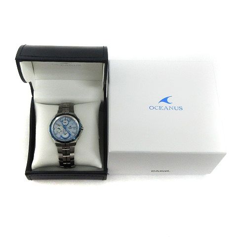 カシオ CASIO オシアナス マンタ 阿波藍 1000本限定 腕時計 タフ