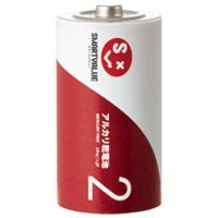 アルカリ乾電池II 単2×100本 N222J-2P-50 ジョインテックス