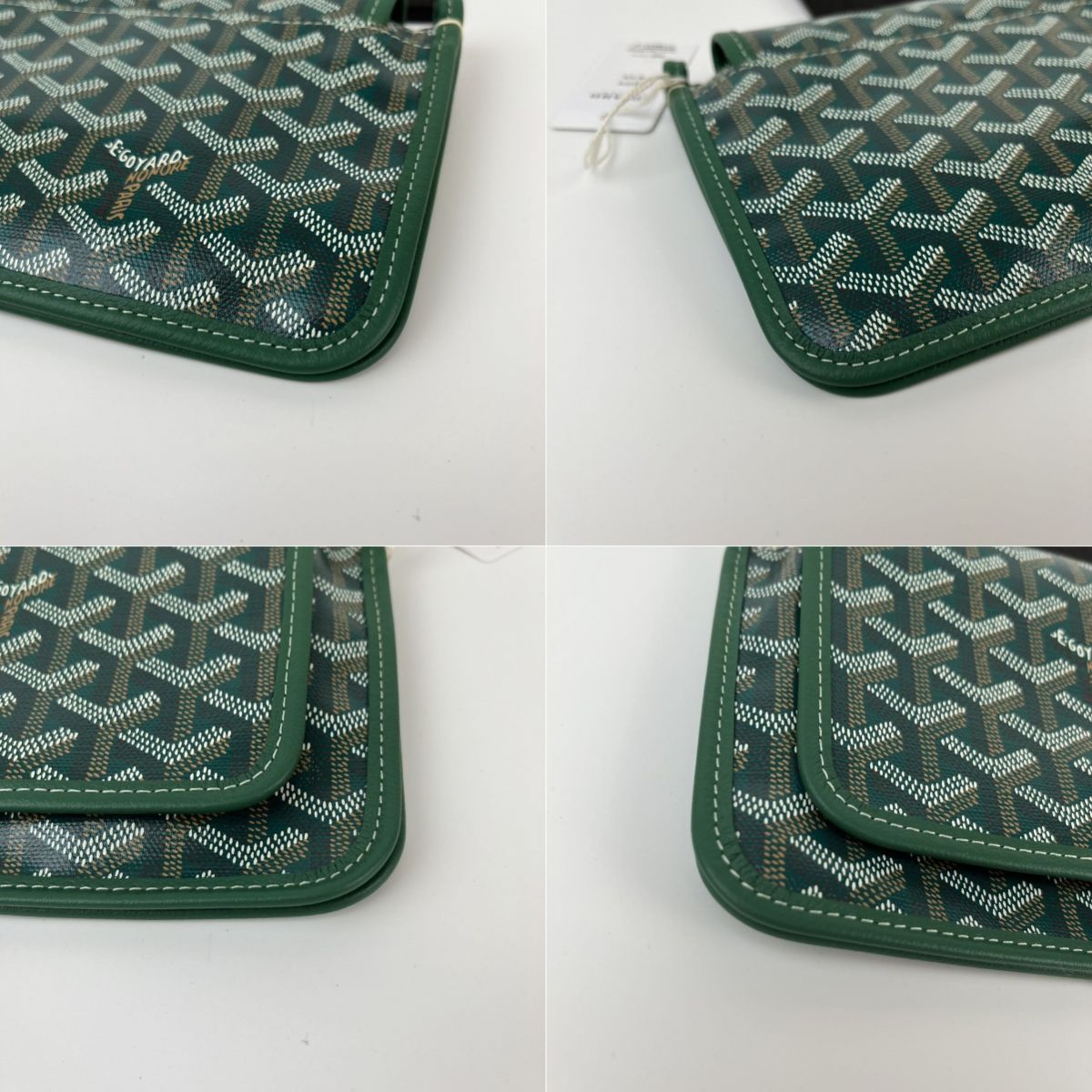 GOYARD　ゴヤール　プリュメ　ポーチウォレット　ショルダーバッグ　グリーン　レディース　【新品未使用】Shoulderbag HIBUOCHI VINTAGE