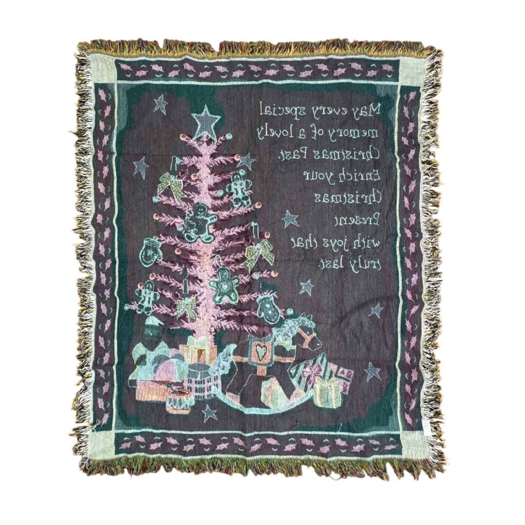 vintageラグ カーペット クリスマスツリー メッセージ 2092 vintageラグ カーペット クリスマスツリー メッセージ 2092 - メルカリ