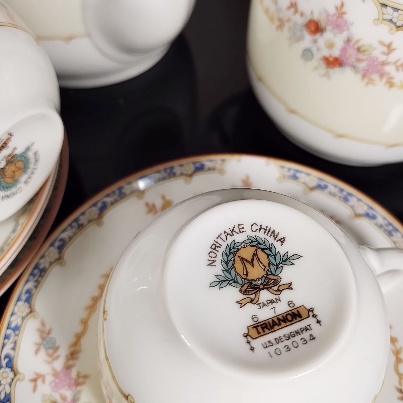 ノリタケカップ＆ソーサー4客セット 美品 美品】ノリタケ 使っても飾っ