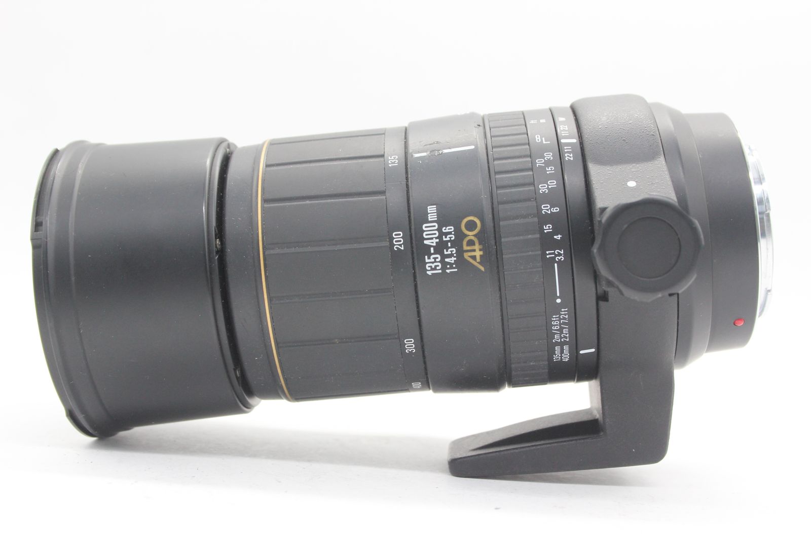 【返品保証】 シグマ Sigma APO 135-400mm F4.5-5.6 三脚座 前後キャップ付き ソニーミノルタマウント レンズ s4459