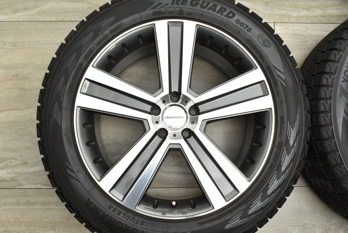 GLE GLS等に】ユーロプレミアム 20in 8.5J +62 PCD112 ヨコハマ アイス