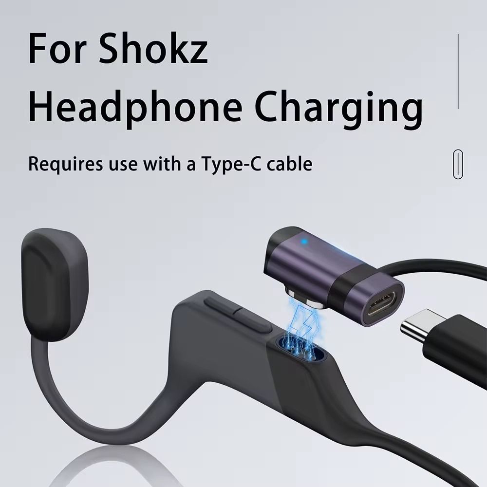 Shokz対応】USB-C充電変換アダプタ 充電器｜2Pin/4Pin選択｜骨伝導