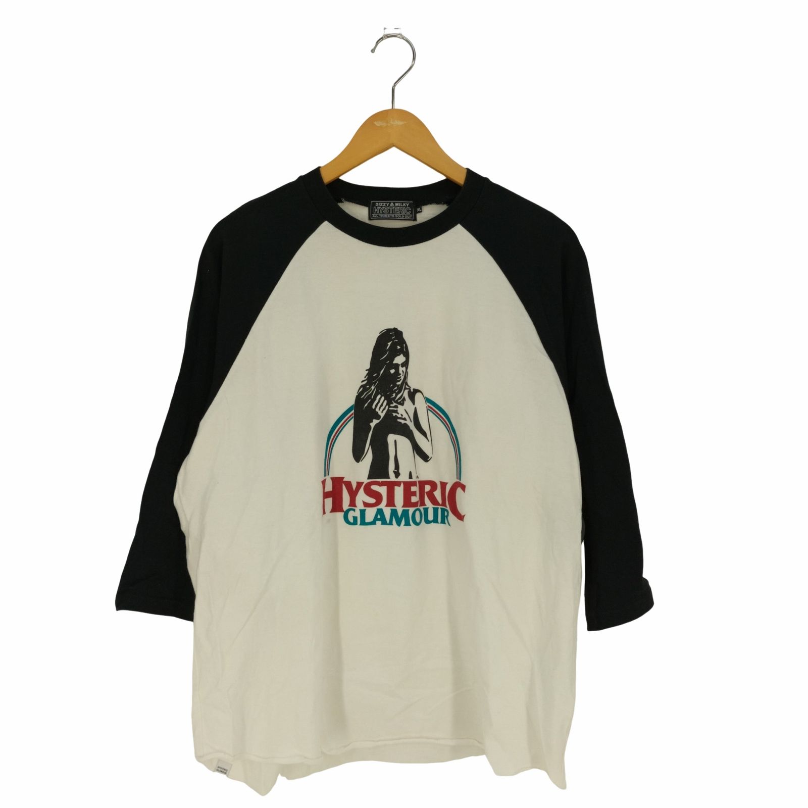 HYSTERIC GLAMOUR RAINBOW WOMAN 七分袖Tシャツ