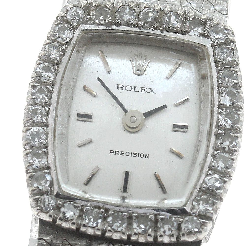 ロレックス ROLEX ref.2195 プレシジョン ダイヤベゼル cal.1800 手巻き レディース_530942