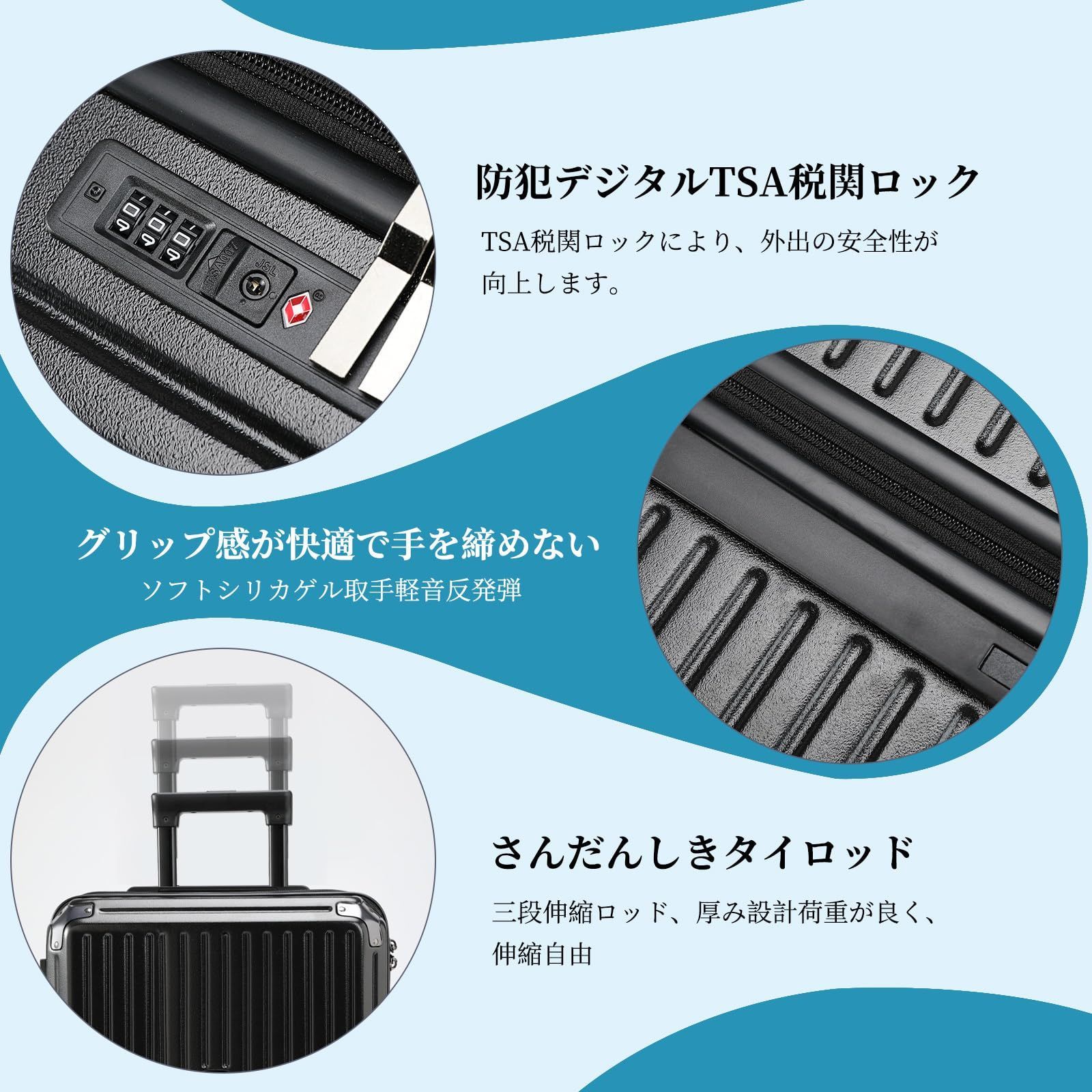  ダイヤルロック 5輪キャスター 回転自在のキャスター 出張 女性 留学用スーツケース トロリースーツケース 荷物 スーツケース 軽い 軽い!軽い!大容量 キャリーバッグ Oritatanda その他 旅行かばん 小分けバッグ