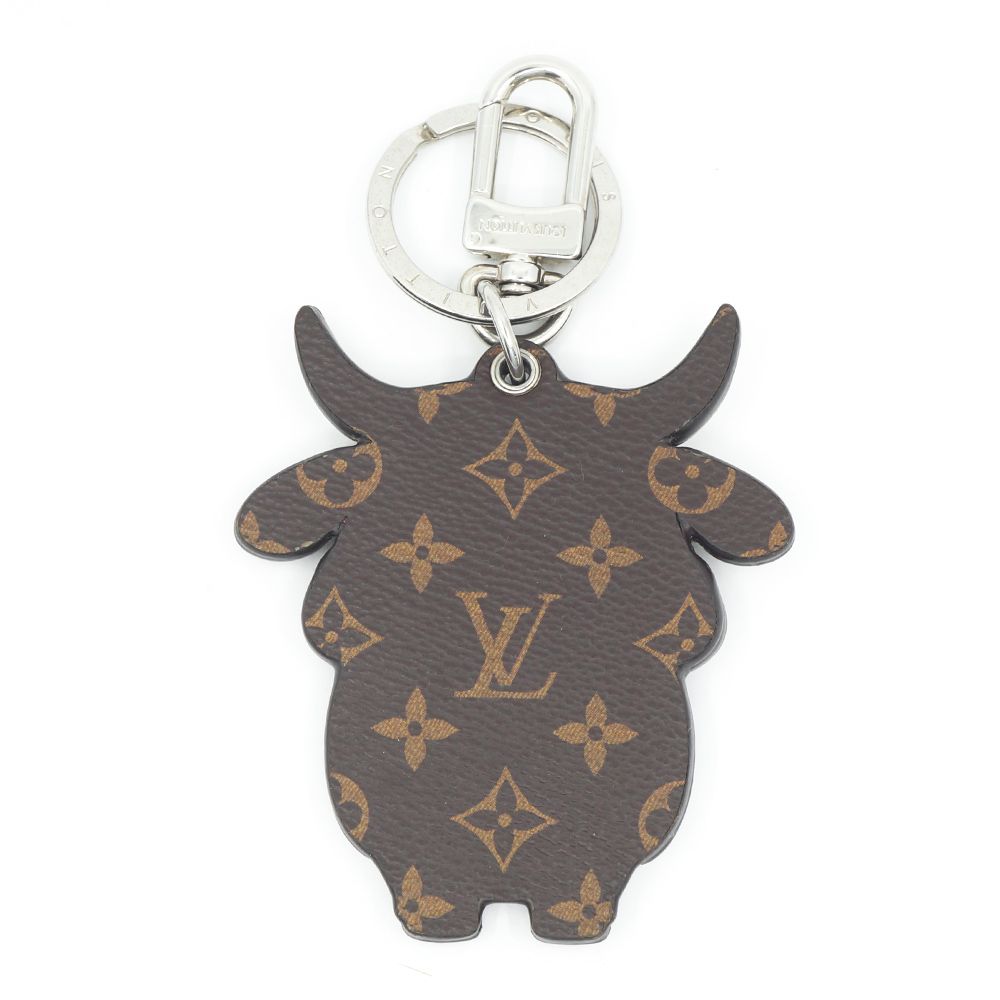 栄 ルイヴィトン M80218 ポルトクレ オックス モノグラム 牛 キーホルダー 小物 アクセ 本体品のみ