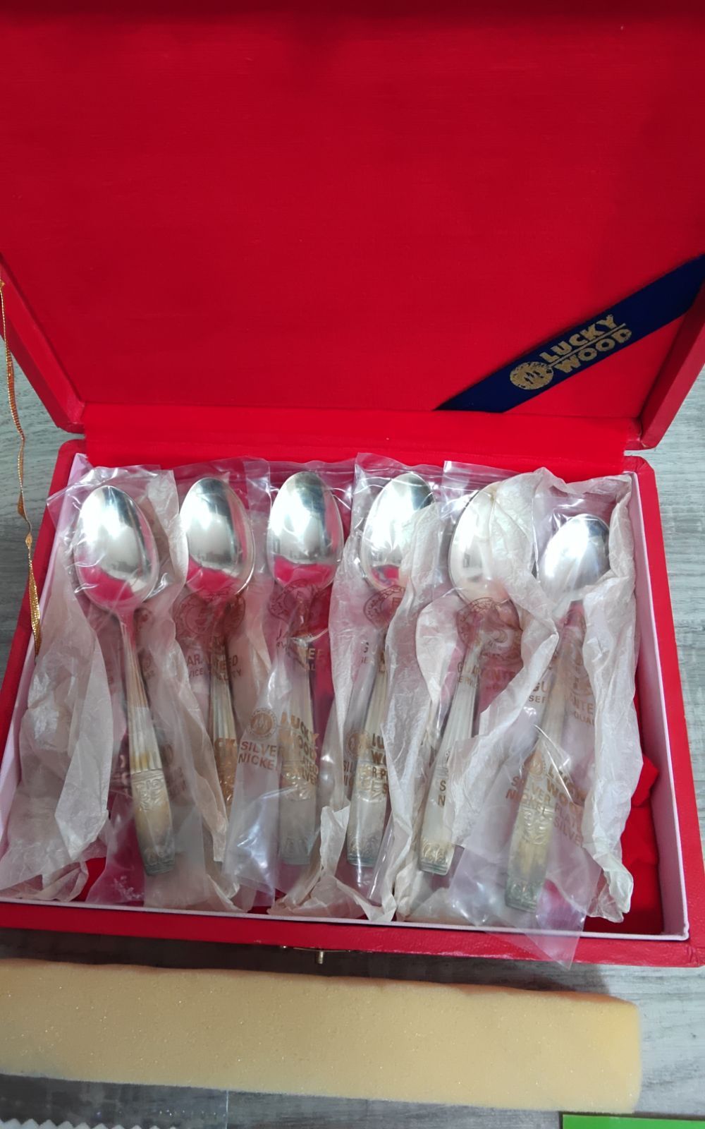 LUCKYWOOD スプーン 6本セット LUCKY WOOD ラッキーウッド カトラリー