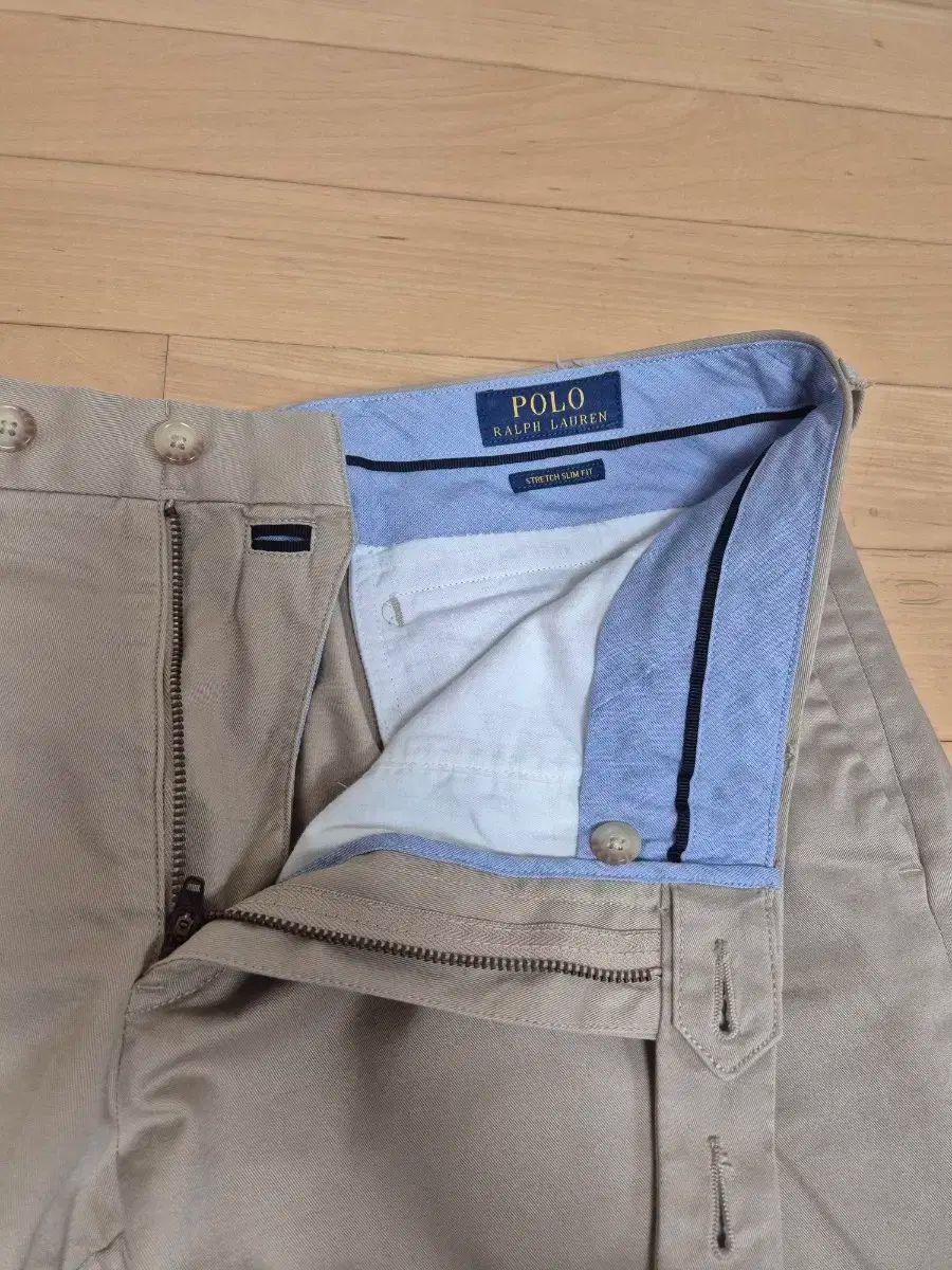 ポロ チノ ストレッチスリム 34x43 ベージュ