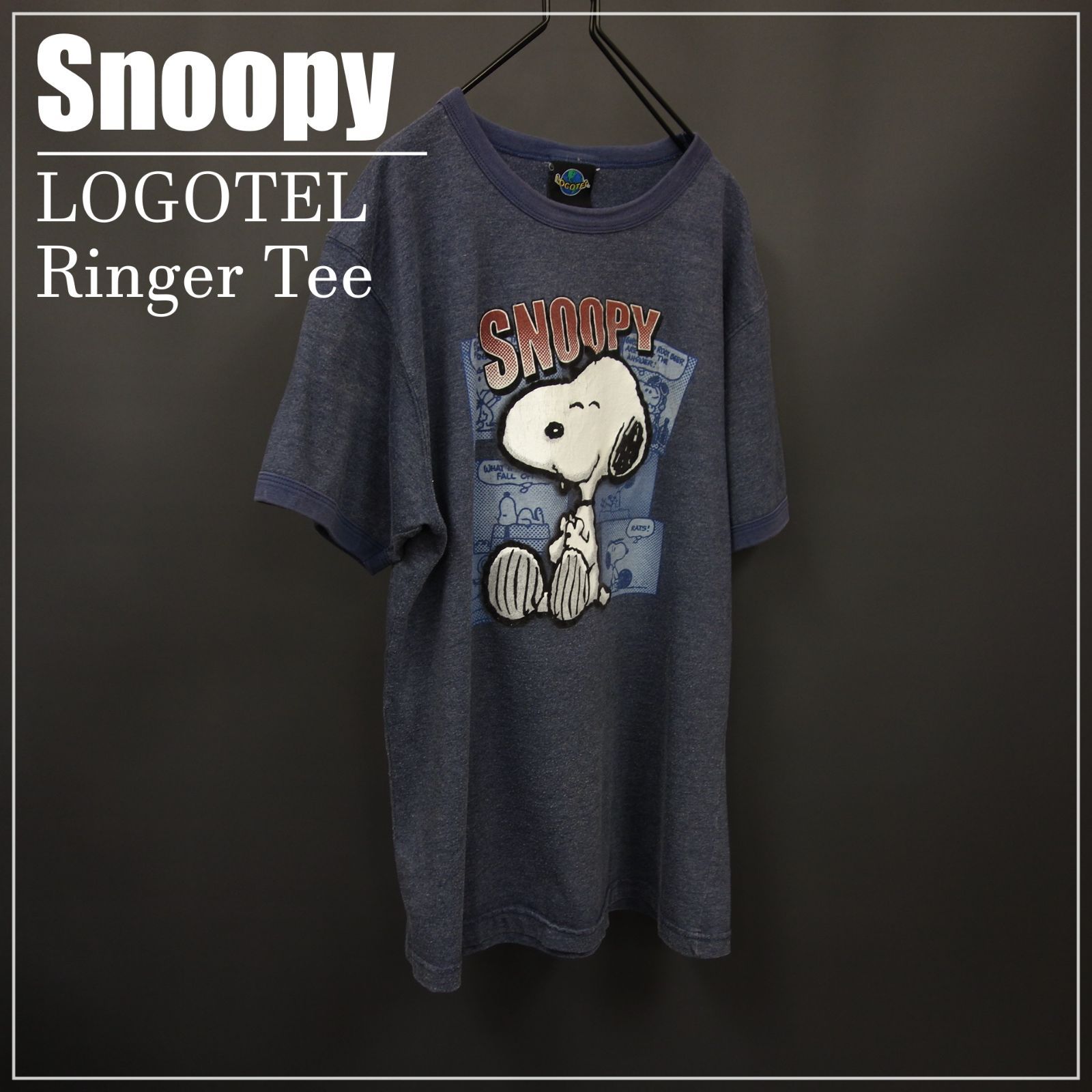 90s～ Vintage US古着☆Snoopy スヌーピー 半袖プリントTシャツ 