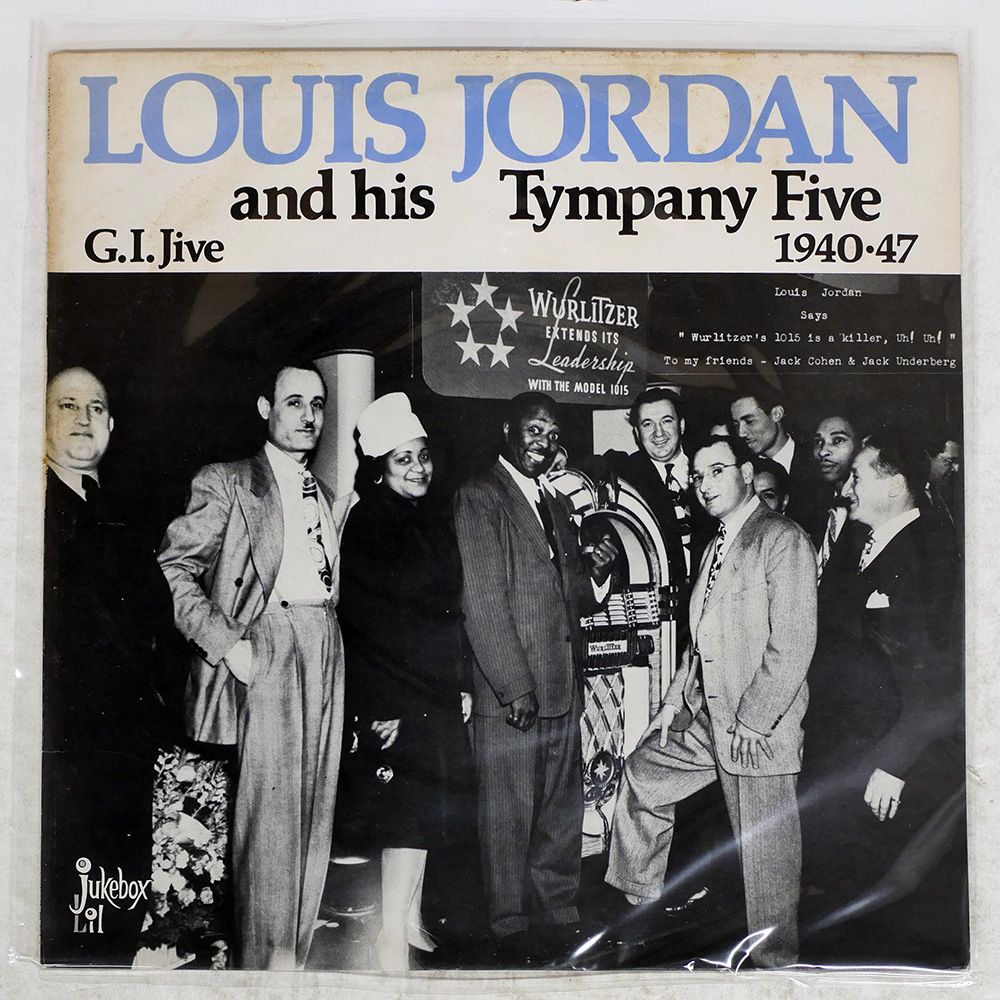 スウェーデン盤 LOUIS JORDAN/G.I. JIVE 1940-47/JUKEBOX LIL