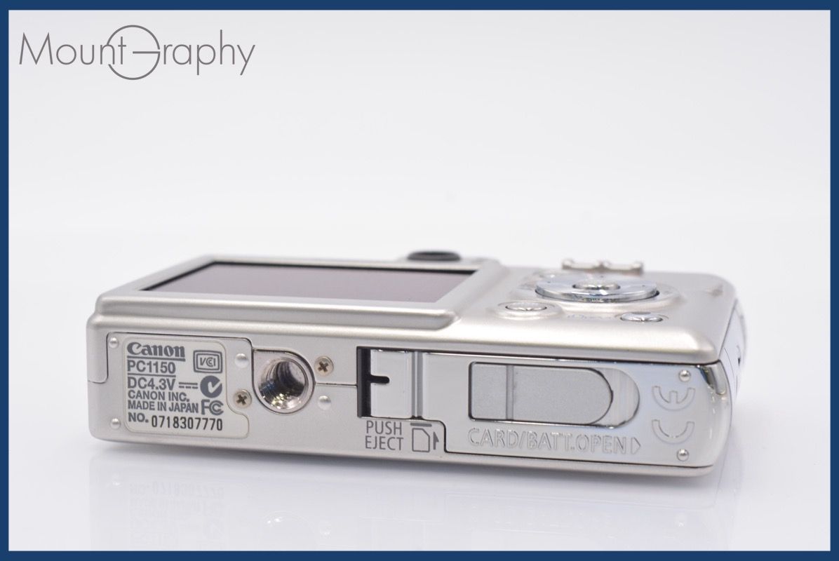 ☆極上美品☆ キヤノン Canon IXY DIGITAL 55 3x バッテリー付属 ☆完 