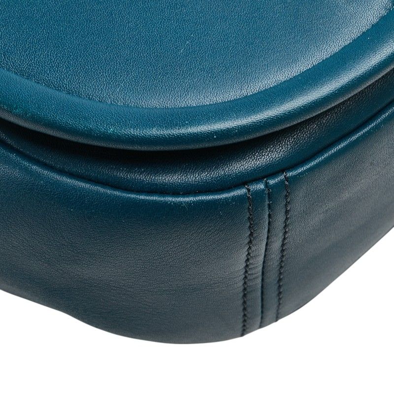 マークジェイコブス 斜め掛け ショルダーバッグ ブルー レザー  