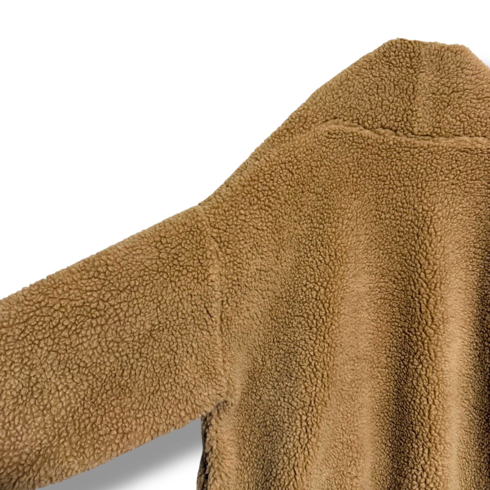 美品 EVERYDAY I LIKE. ウールキャメルボアガウンコート テディベア