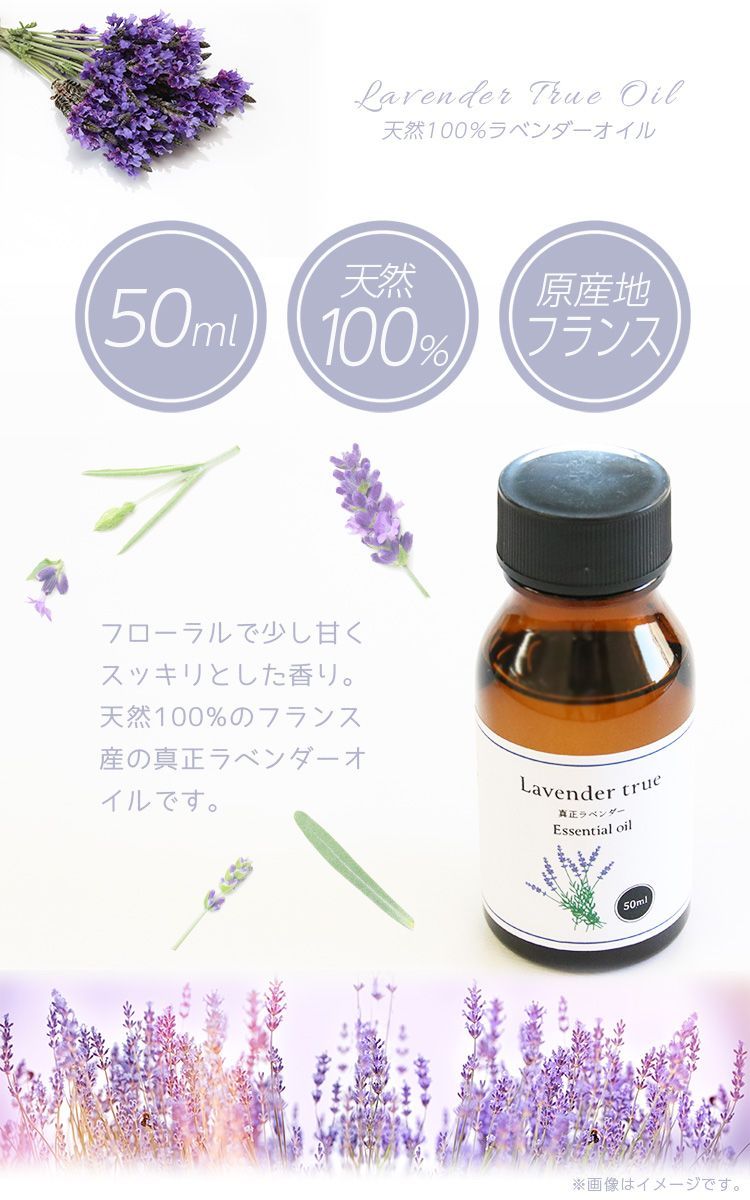 100%天然 ラベンダー エッセンシャルオイル 30ml - リラクゼーション