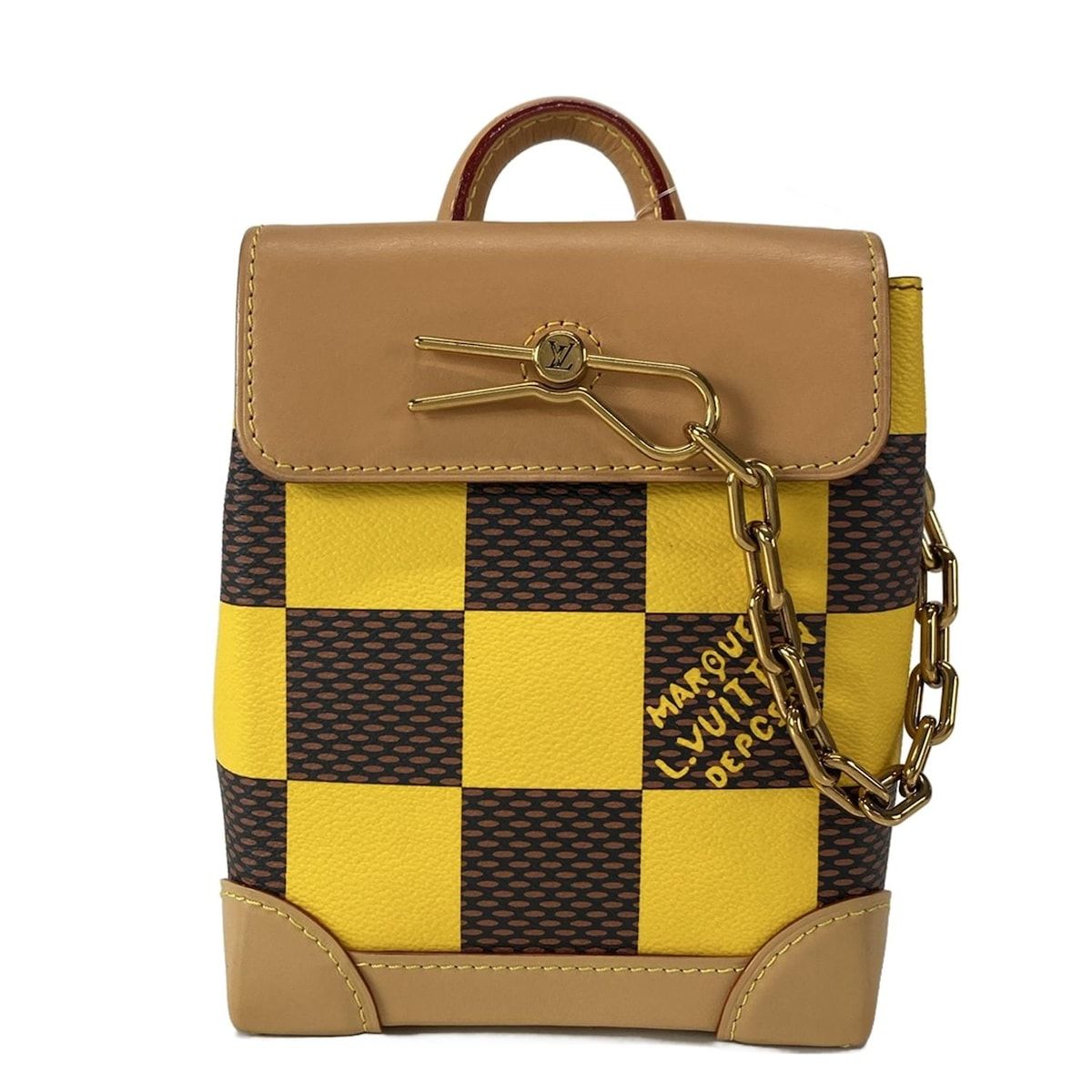LOUIS VUITTON ルイヴィトン ハンドバッグ ダミエ ポップ ナノスティーマー N40536 ジョーヌ