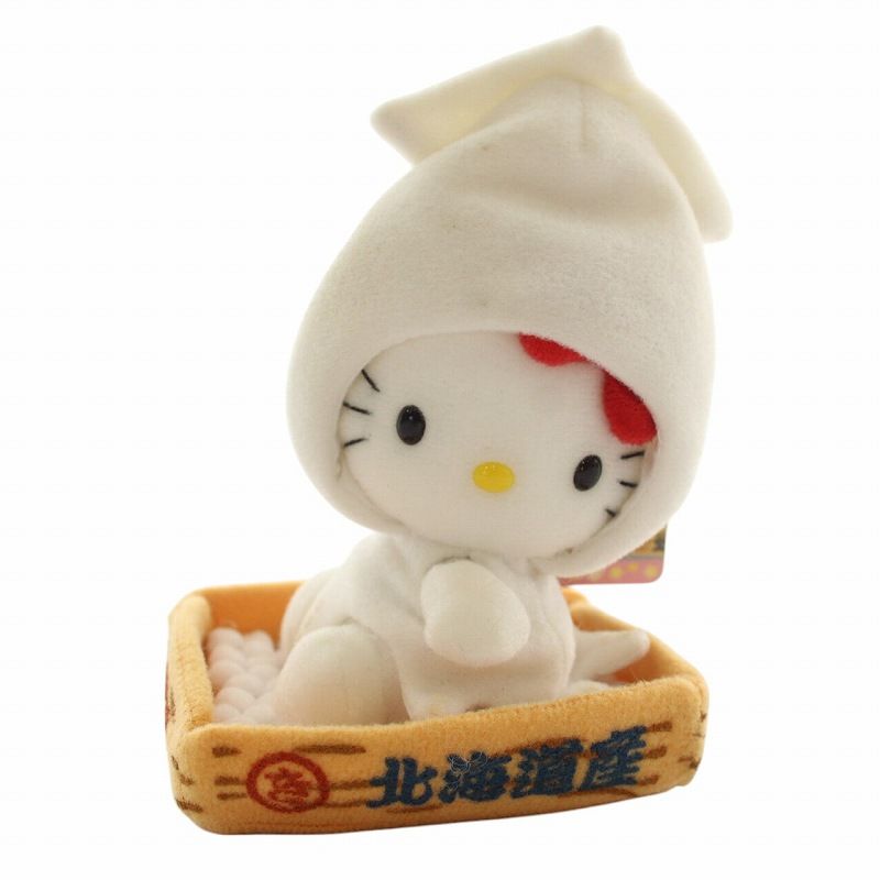 サンリオ ご当地キティ 北海道限定 イカ ハローキティ 人形 ぬいぐるみ