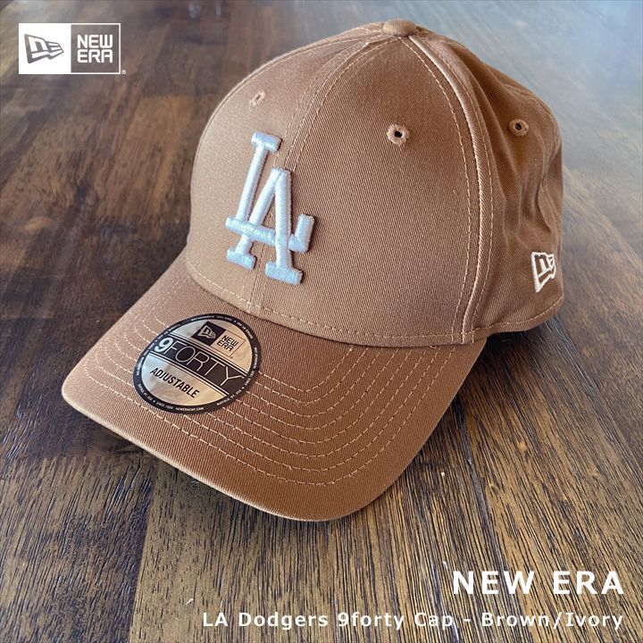 New Era☆LA ドジャーズ 9Forty Cap ブラウン×アイボリー - メルカリ