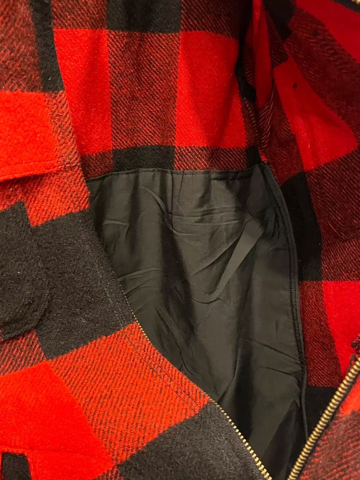USA製推定 50sウールリッチ バッファローチェック ハンティングジャケット ウールリッチ WOOLRICH 40-50S バッファローチェック ウール