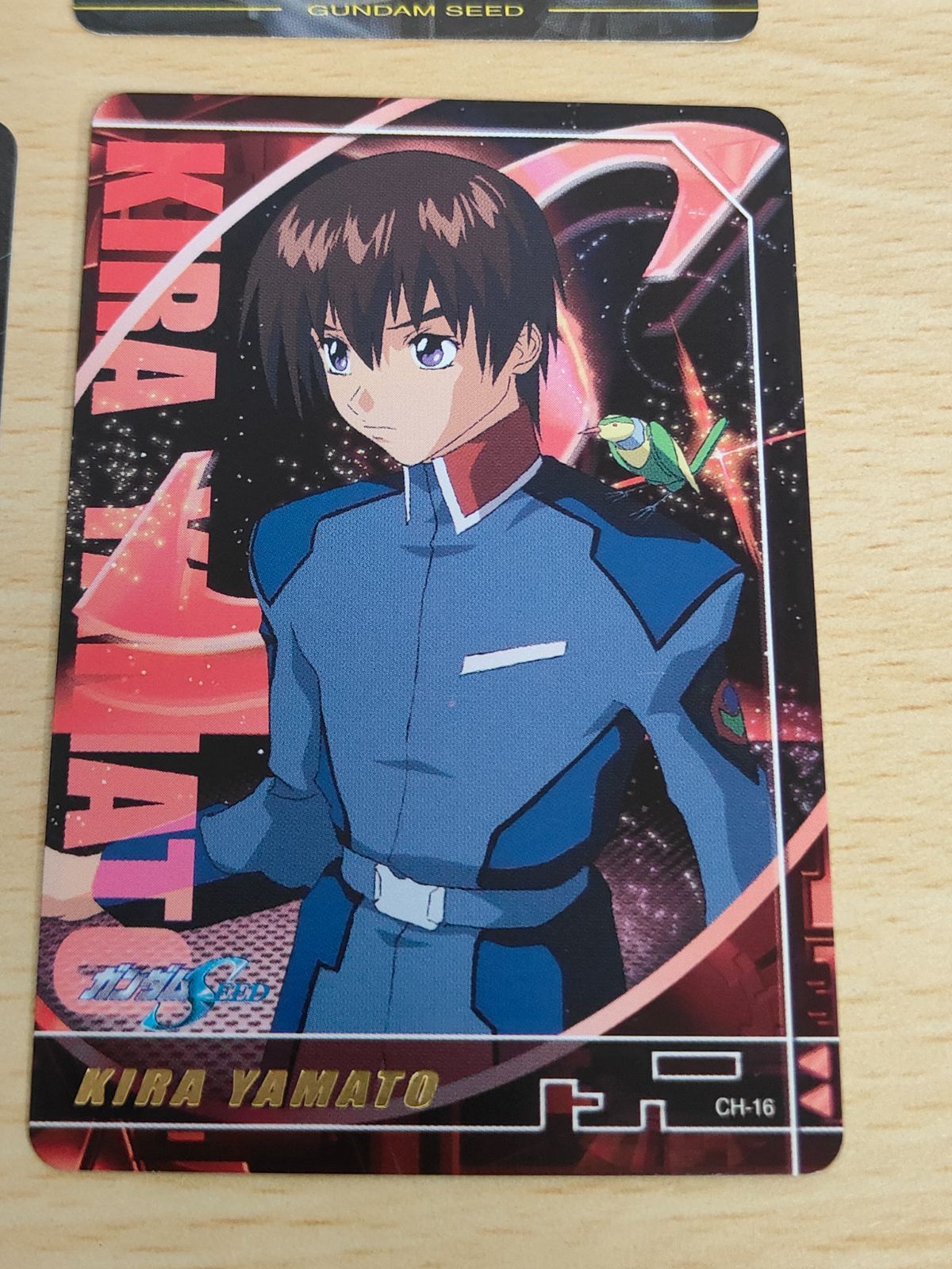 aca252 ガンダムseed カードダス CH-1 キラ・ヤマト MS-21