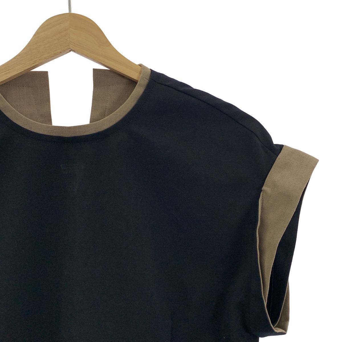 新品】 deres / デレス | 17th breezy tops レイヤードスリーブ 
