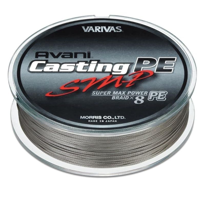 VARIVAS バリバス PEライン アバニ キャスティングPE スーパーマックスパワー 600 m 10号 MAX 150 lb 8本 ステルスグレー 0