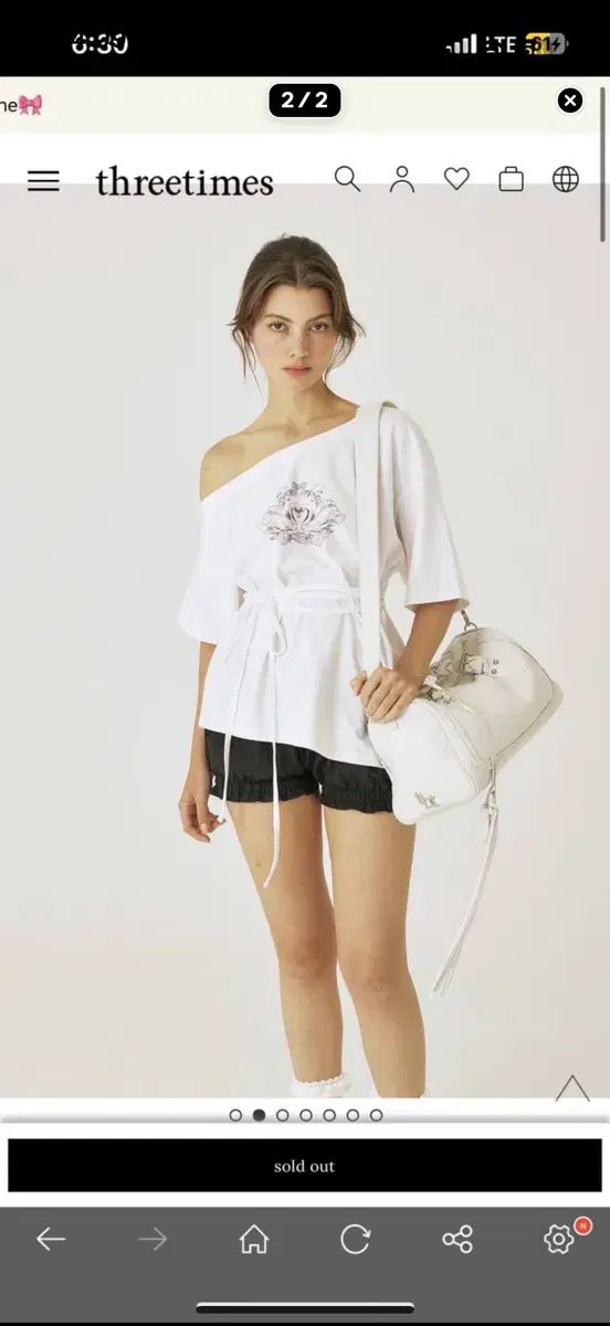 threetimes(スリータイムズ) スワンティ swan tee スモール