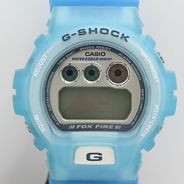 デッドストック級 保/箱付 カシオ Gショック DW-6900WC-2BT FOXFIRE