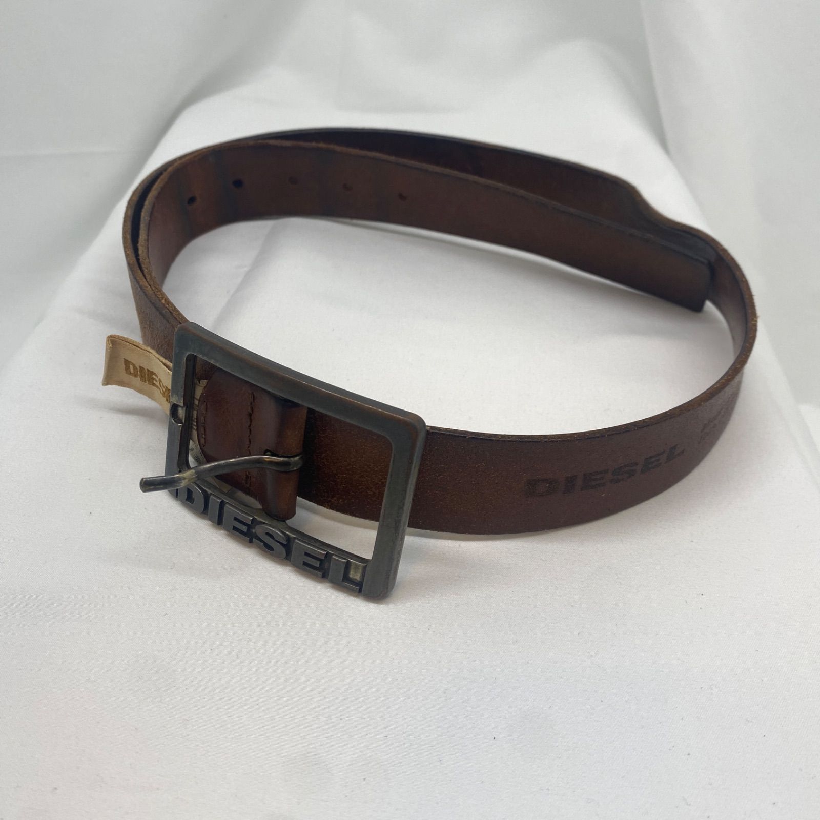 DIESEL ディーゼル ベルト メンズ イタリア製 牛革 - メルカリ