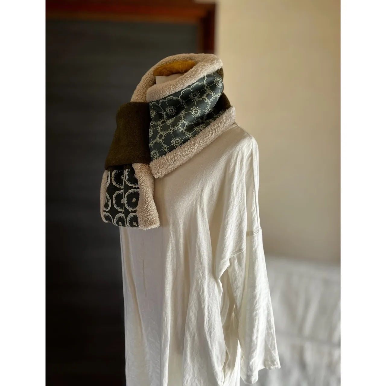 マフラータイプ】jelly 販売済み flower・anemoneのネックウォーマー