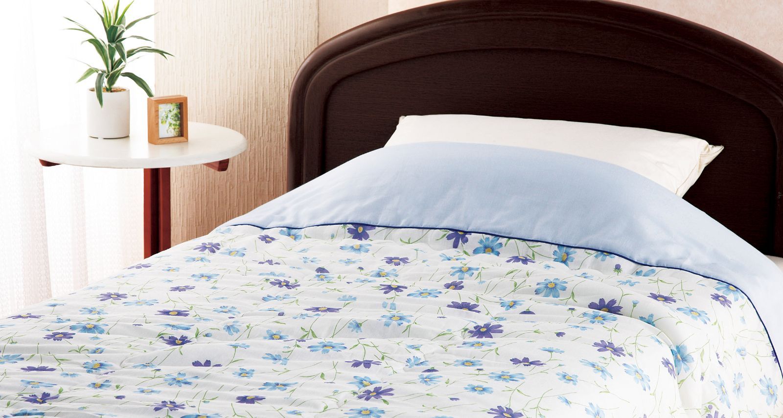 三河こだわり寝具 秋桜肌掛け布団