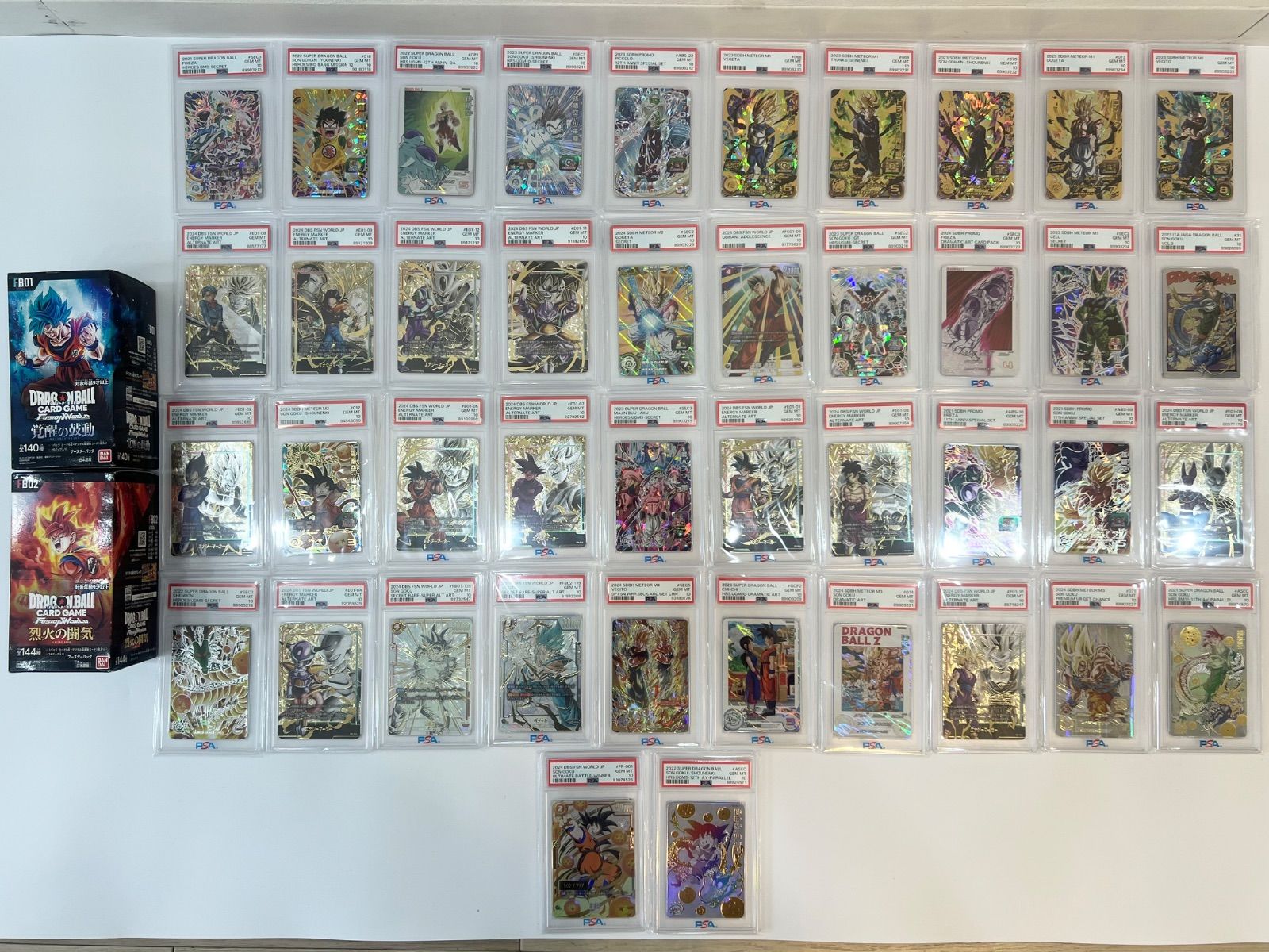 孫悟空 psa10 ASEC 連番2枚セット ドラゴンボールヒーローズ 少年期