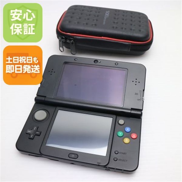 NEWニンテンドー3DS ブラック 美品 ソフト6本セット ニンテンドー3DS LL ブラック+ソフト6本 任天堂3DSLL ブラック ソフト