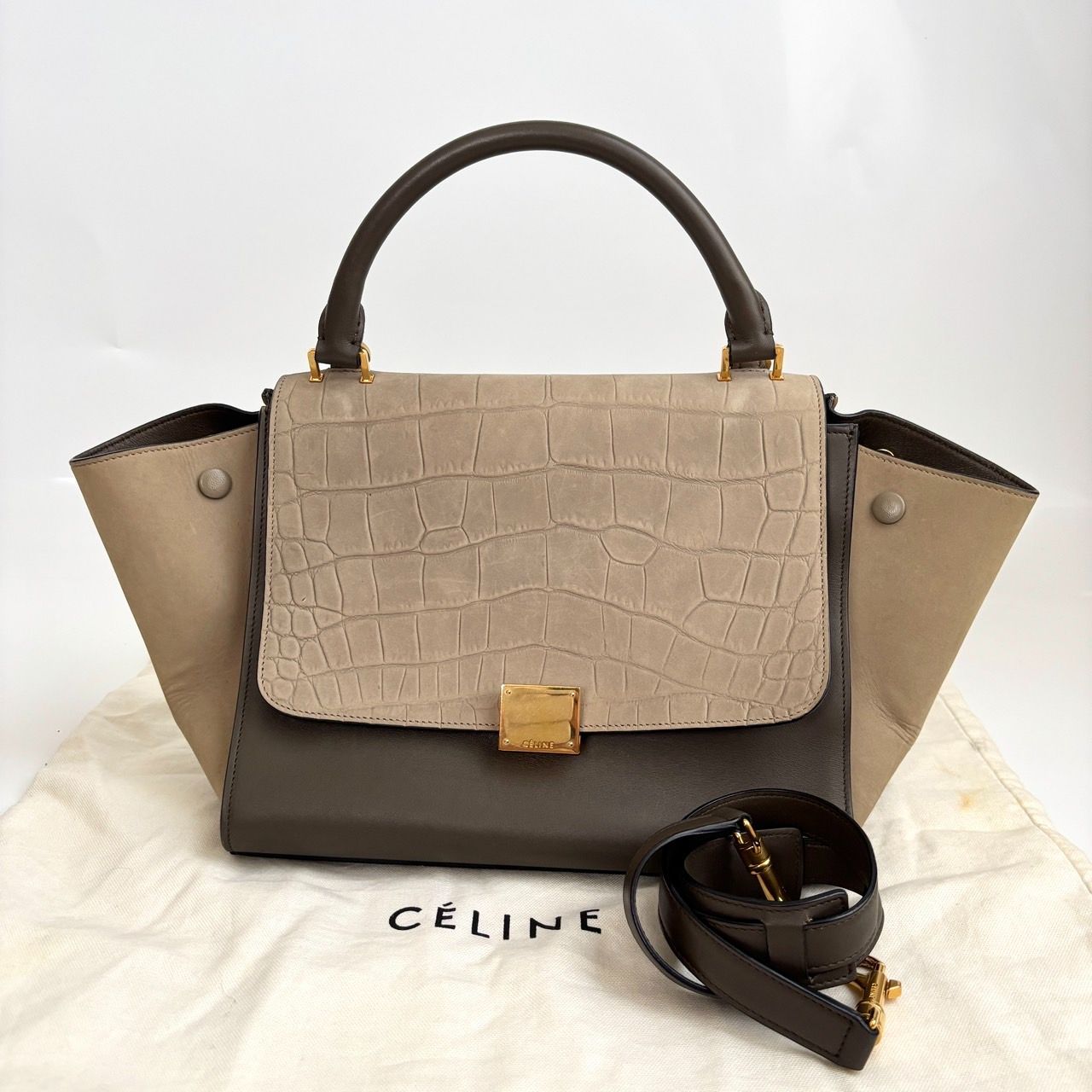 未使用級 CELINE セリーヌ 2way ハンドバッグ ワンショルダー
