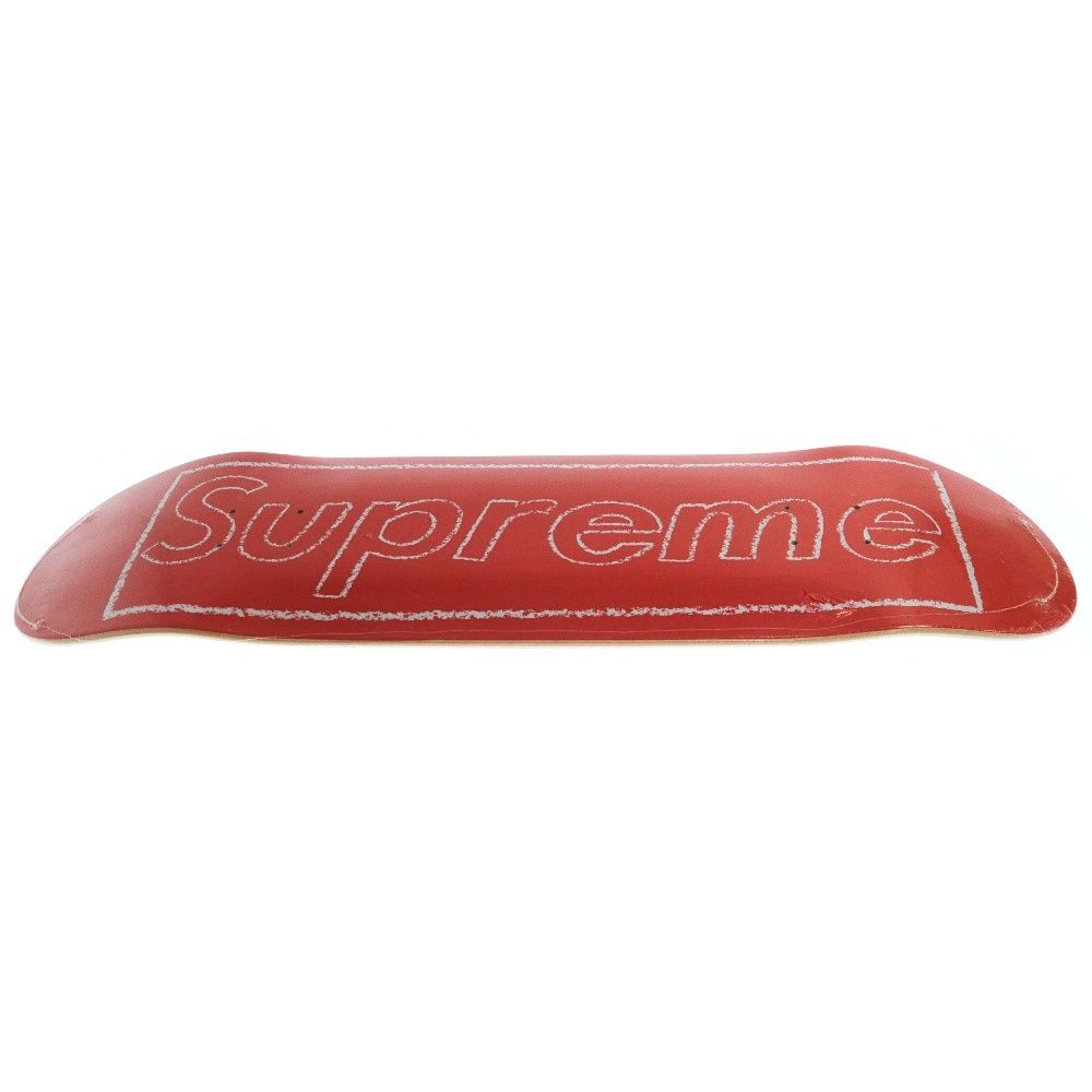 Supreme KAWS Chalk Logo Skateboard red 赤 小物 SUPREME KAWS Chalk