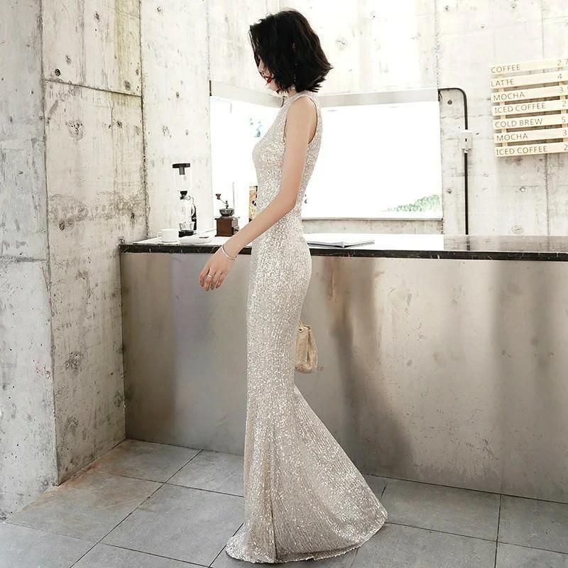 パーティードレス ロングドレス ワンピース結婚式 大きいサイズ 韓国 