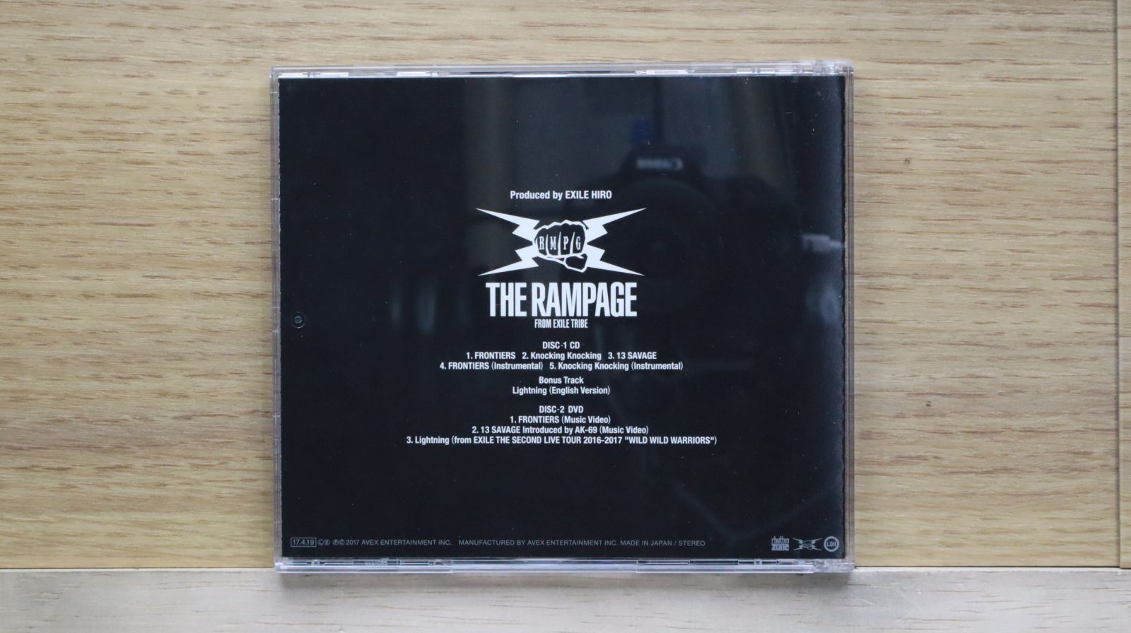 国内盤CD★ザ・ランペイジ from EXILE TRIBE/THE RAMPAGE from EXILE TRIBE■ FRONTIERS(DVD付)  ■4988064863372/RZCD-86337B【国内盤 /邦楽】F01203