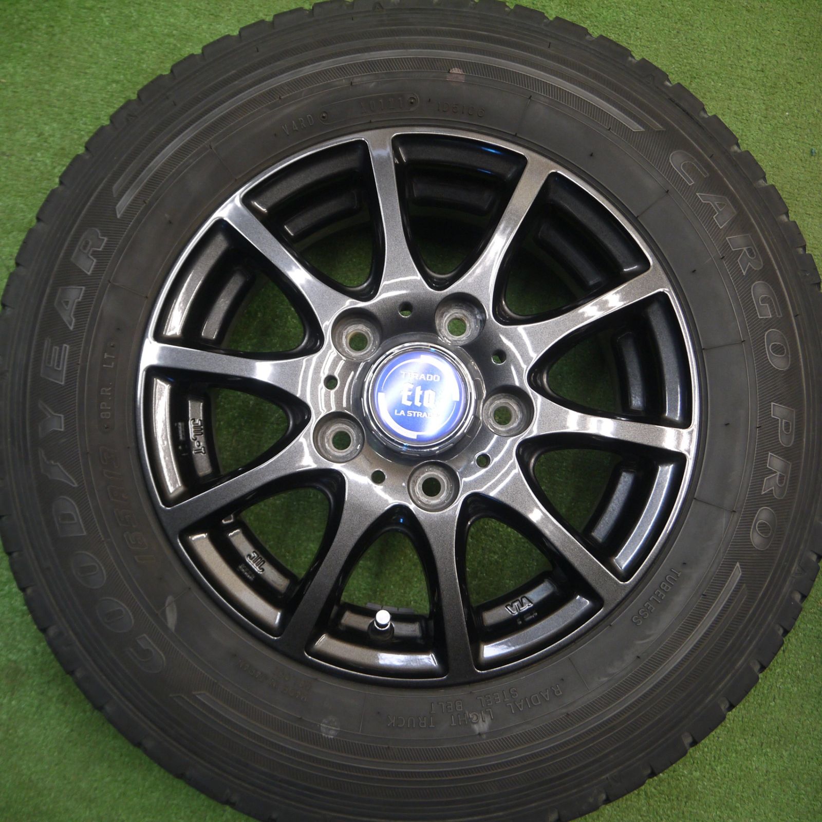☆13インチ La-Strada 中古 アルミホイール 4本 4穴 PCD100 IN42☆