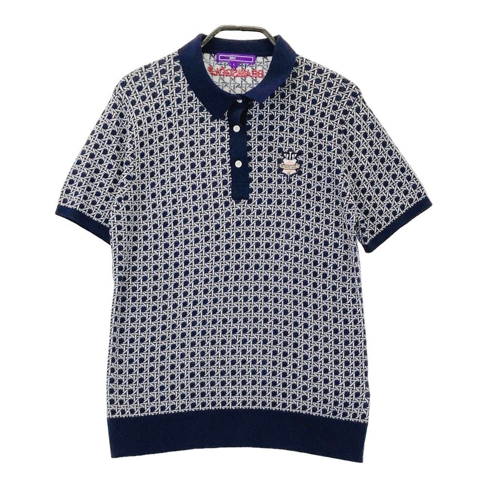 BEAMS GOLF ネイビー ポロシャツ L Beams Golf ポロシャツ Lサイズ