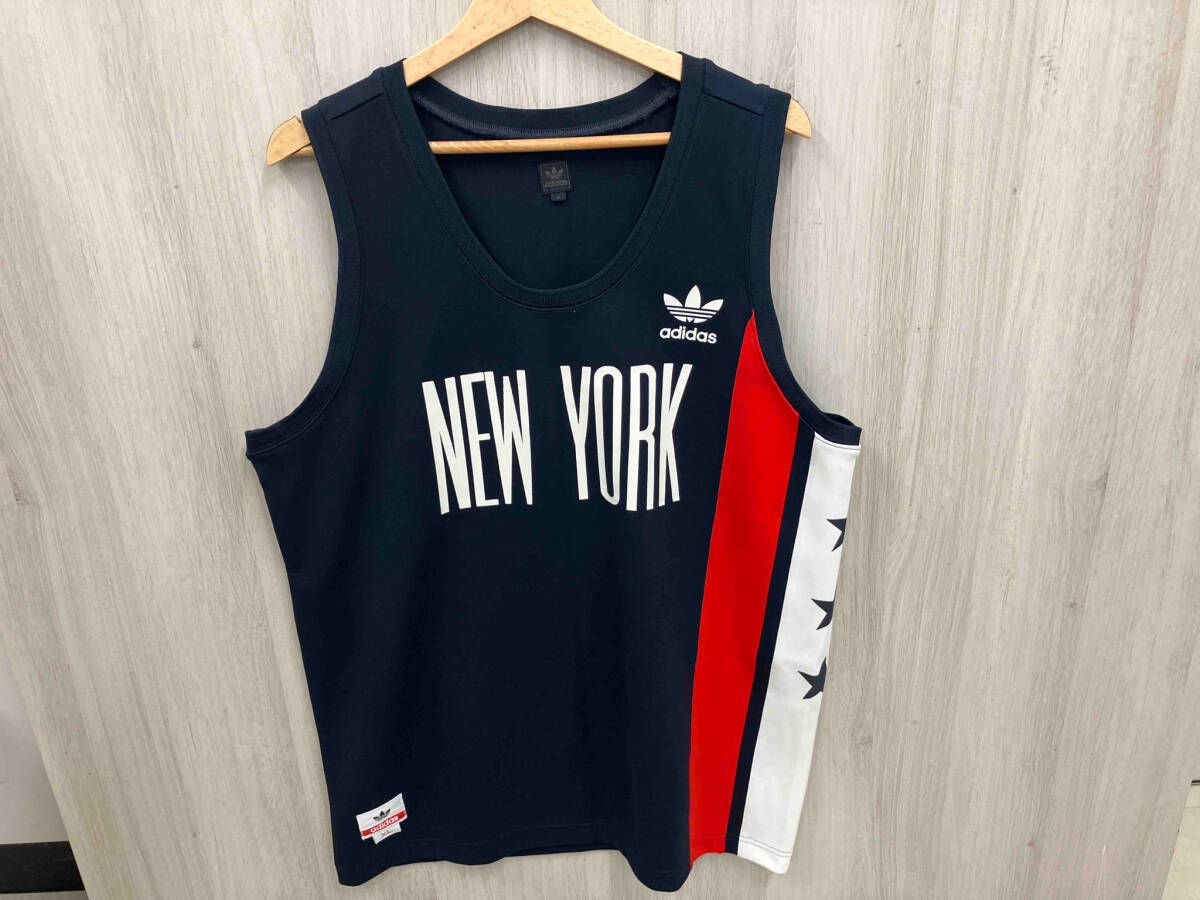 adidas タンクトップ・ノ-スリ-ブ　サイズXL