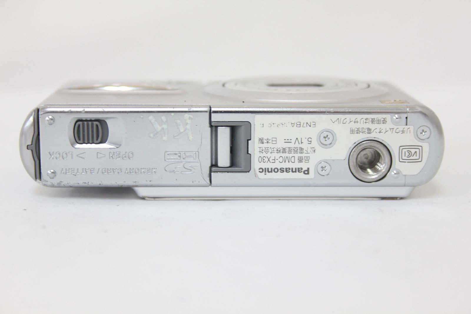 返品保証】 パナソニック Panasonic LUMIX DMC-FX30 バッテリー付き