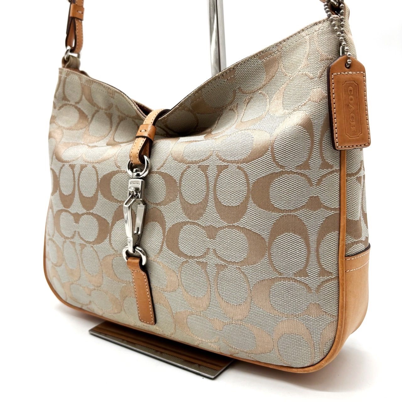 COACH ハンドバッグ COACH コーチ ハンドバッグ 美品✨ グレー ◇中古美品◇ コーチ COACH