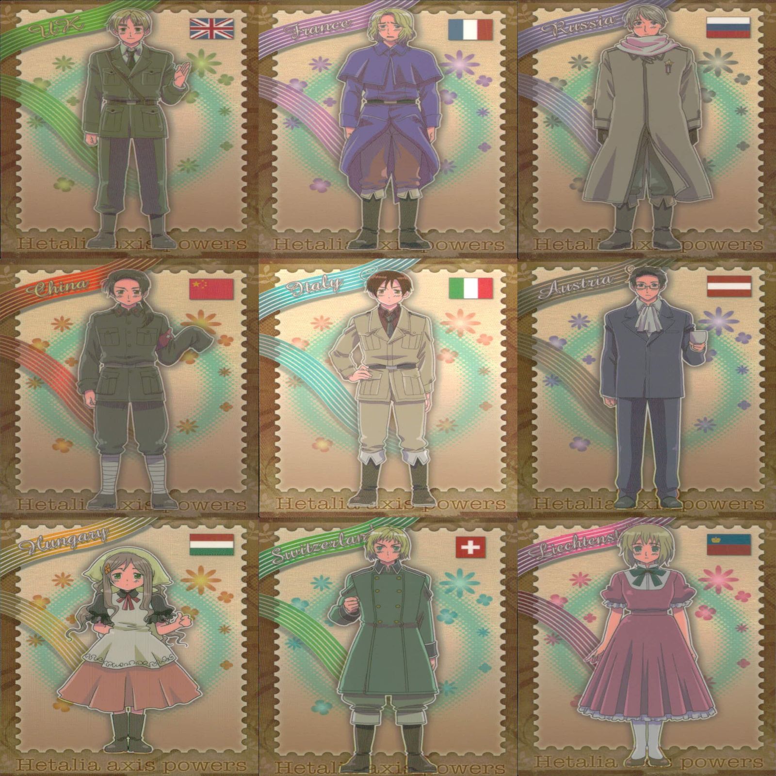 ヘタリア カード セミコンプ 77種 まとめ ap102 Axis Powers