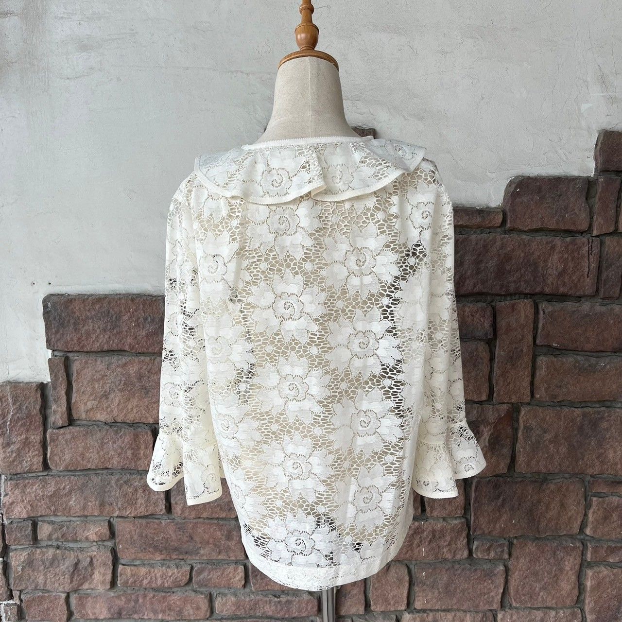 vintage(ヴィンテージ) 80'~90's all lace flower stich frill