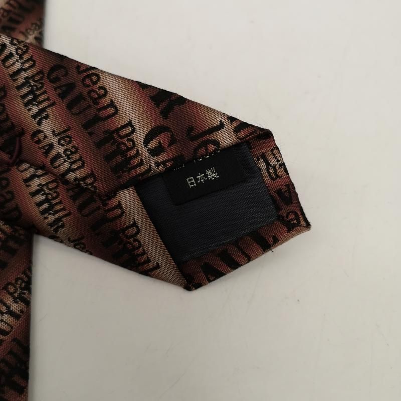 Jean Paul Gaultier シルク ネクタイ Jean Paul Gaultier ジャンポールゴルチエオムJean GAULTIER