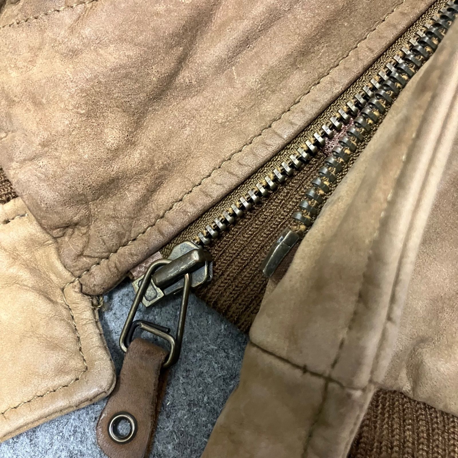 P2493 vintage winlit A-2 レザージャケット ショート丈 - メルカリ