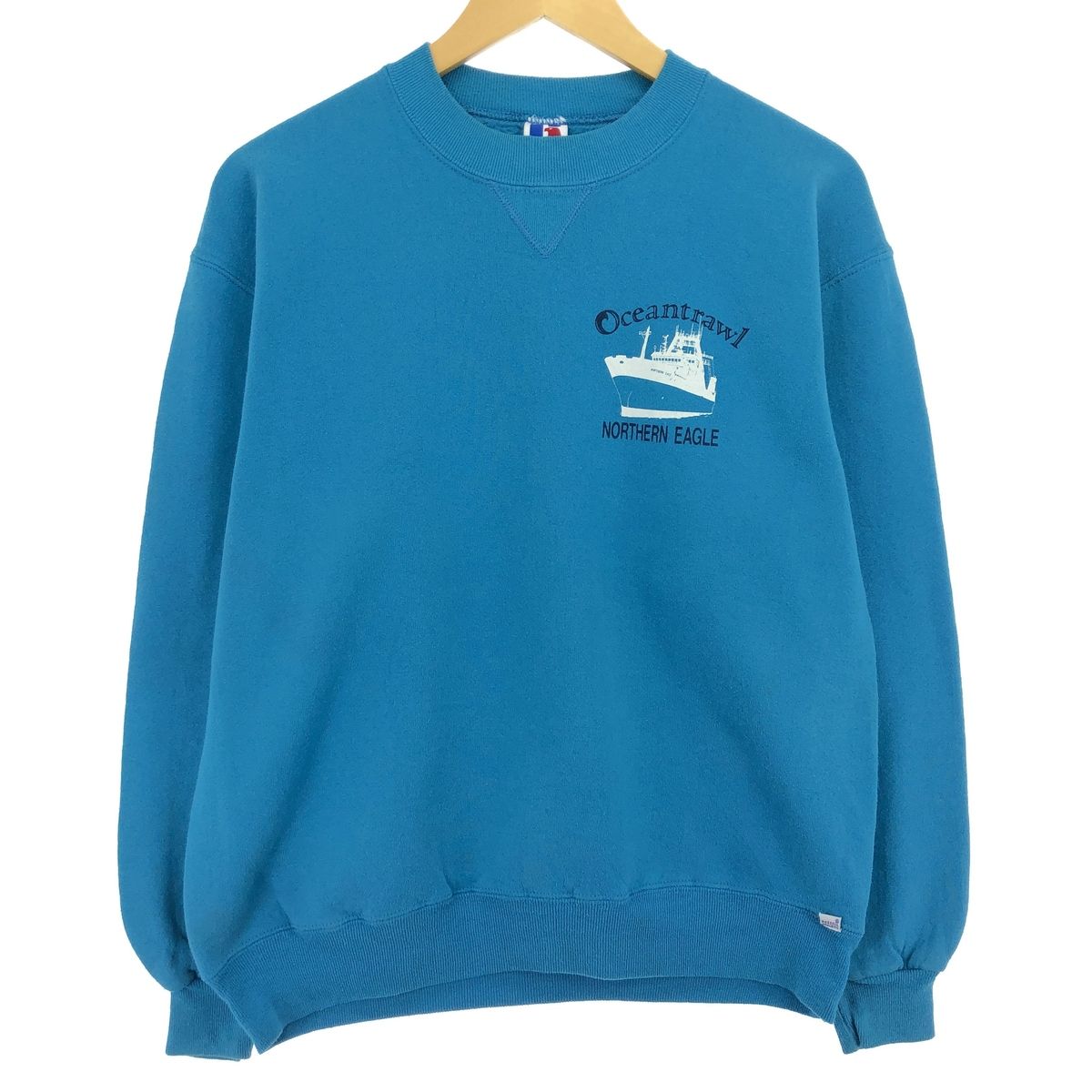 古着 90年代 ラッセル Russell プリントスウェットシャツ