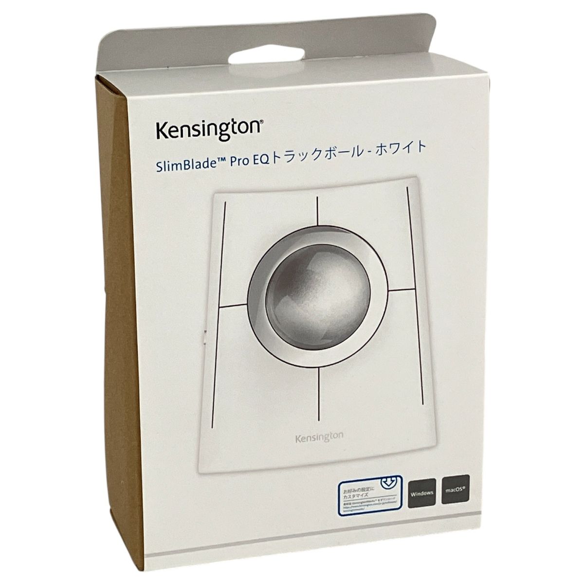 Kensington K72084JP SlimBlade Pro EQトラックボール マウス ホワイト ケンジントン ワイヤレス 未開封 N10561505